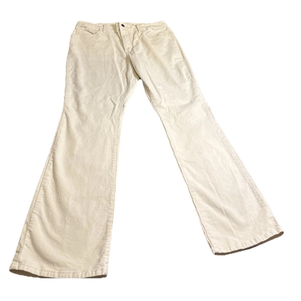 Levi's 725 High Rise Bootcut Corduroy Pants W33‎ L32 Cream Ivory